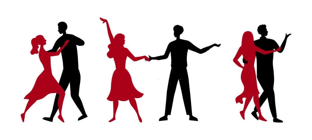 Dans Partnerim - Bir grup dans gecesi katılımcısı tango yapıyor.