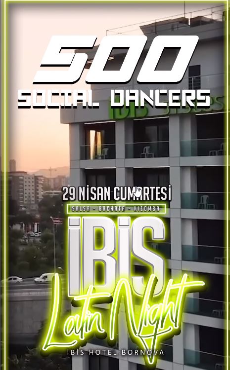 Dans Partnerim - 500 salsa dansçısı - ibis latina gecesi.
