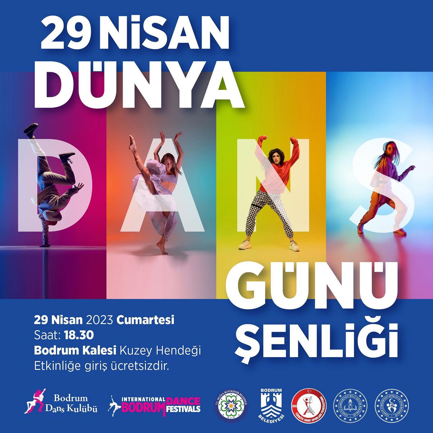 Dans Partnerim - Nissan'ın dans etkinliği için bir poster.