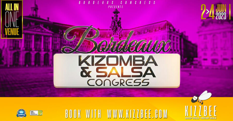 Dans Partnerim - Bir dans topluluğunda bachata ve salsa danslarının yer aldığı kizomba salsa kongresi posteri.